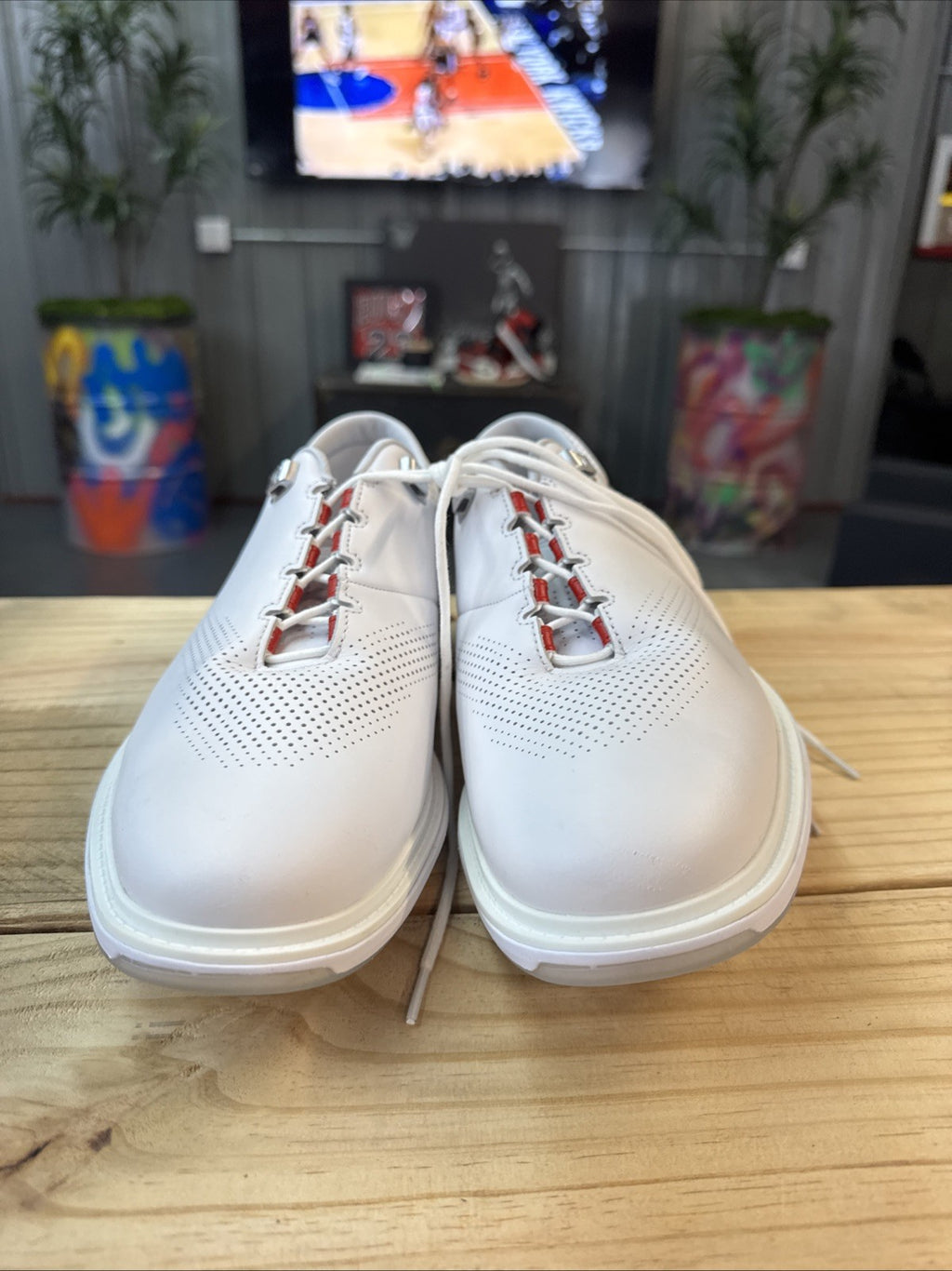 Size 11.5 - Nike Jordan ADG 4 'White Pure Platinum' Golf Shoe | Replacement Box