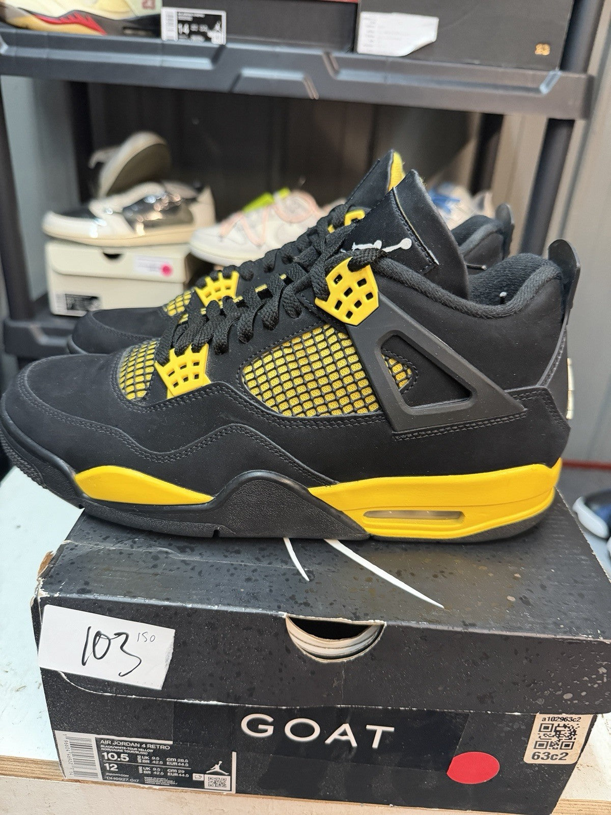 Size 10.5 - Jordan 4 Retro Mid Thunder