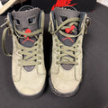 Nike Air Jordan 6 Travis Scott Olive Green Size 7 Pre-Owned