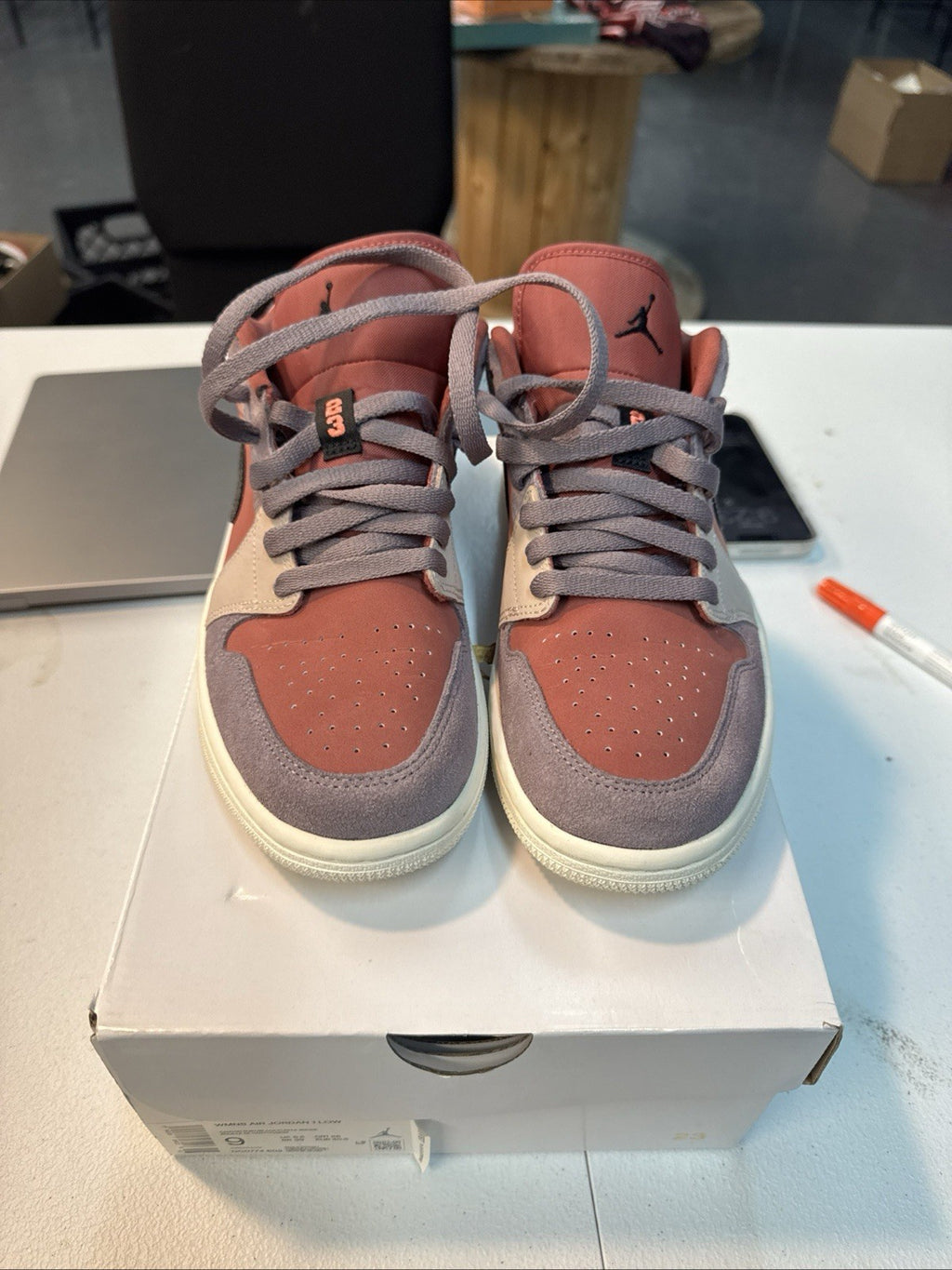 Wmns Size 9 - Air Jordan 1 Low 'Canyon Rust'