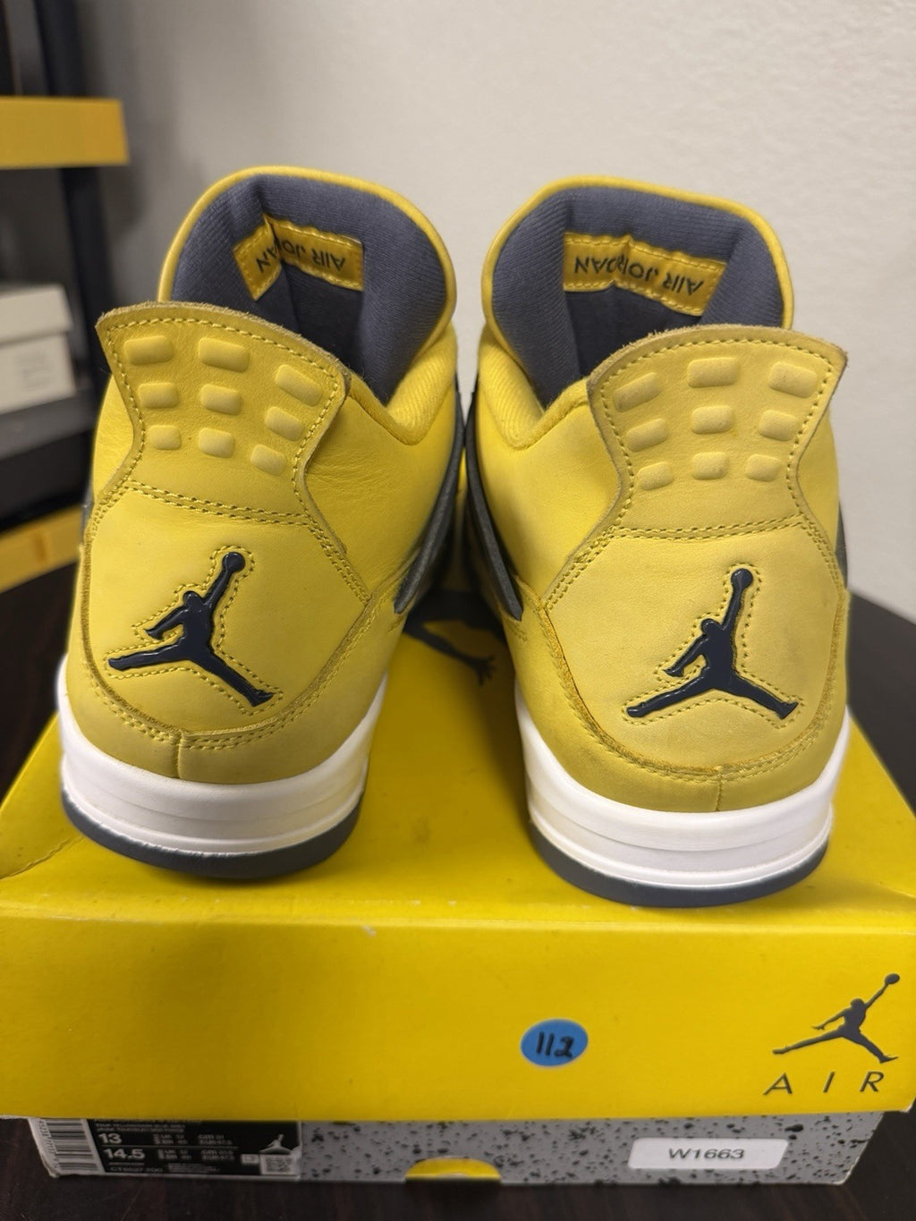 Jordan Air Jordan 4 Retro Lightning 2021 Yellow CT8527-700 Men’s 13 Sneakers