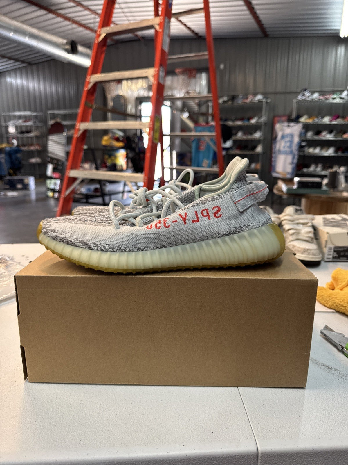 Size 10.5 - Adidas Yeezy Boost 350 V2 Blue Tint