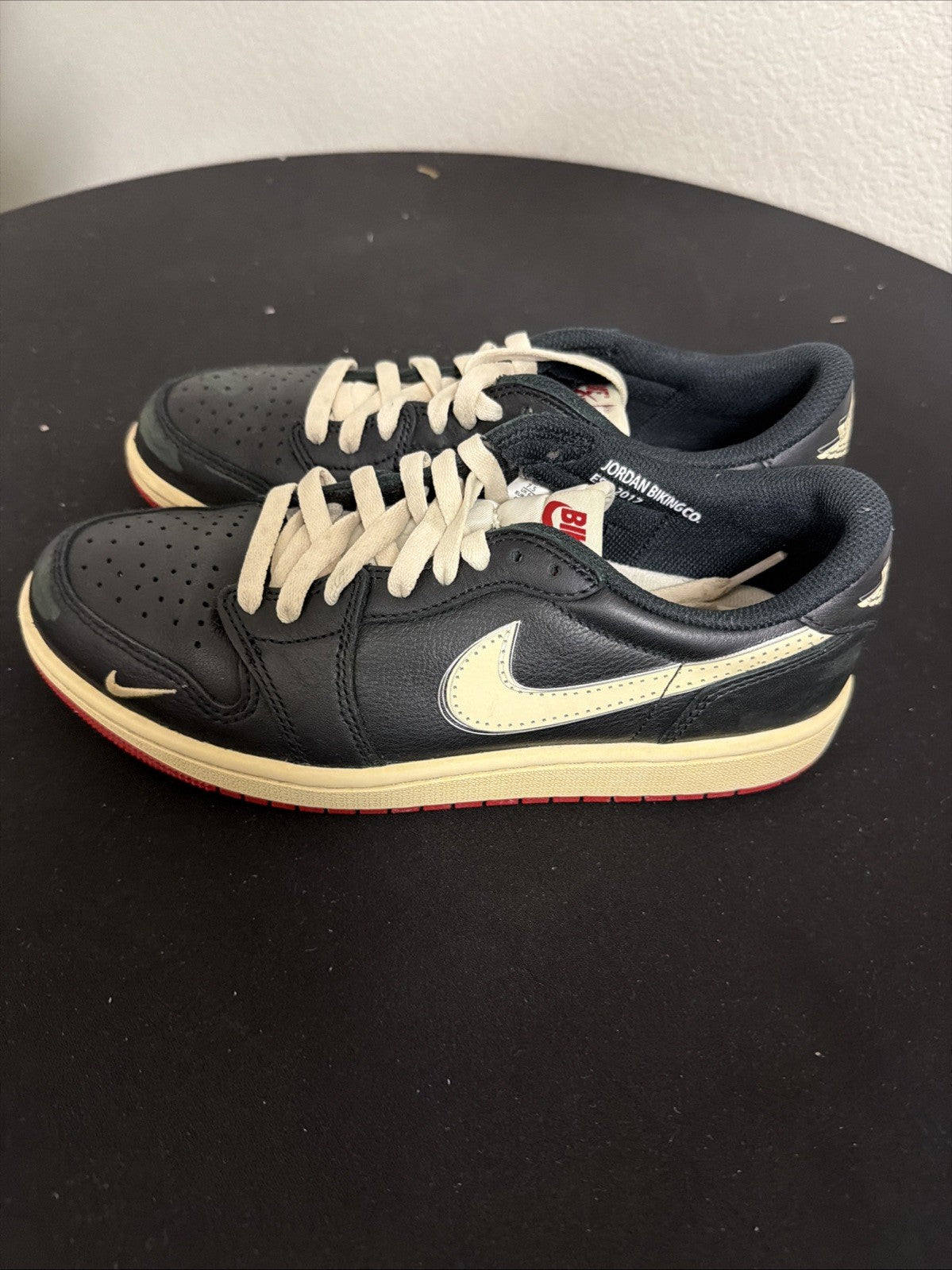 Nike Nigel Sylvester Air Jordan 1 OG Low Better With Time Authentic Used 7.5