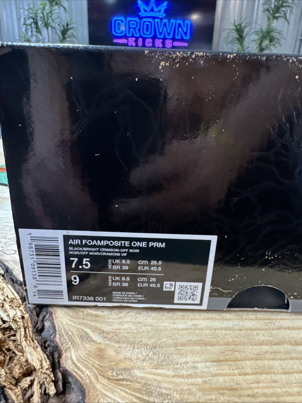 SIZE 7.5 - AIR FOAMPOSITE ONE STRANGER THINGS | TOPLESS OG BOX