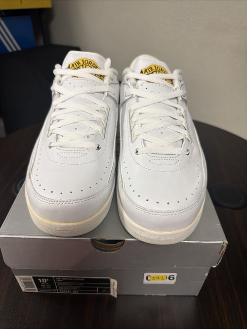 2005 Nike Air Jordan 2 Retro Low "White Varsity Maize" SZ 11