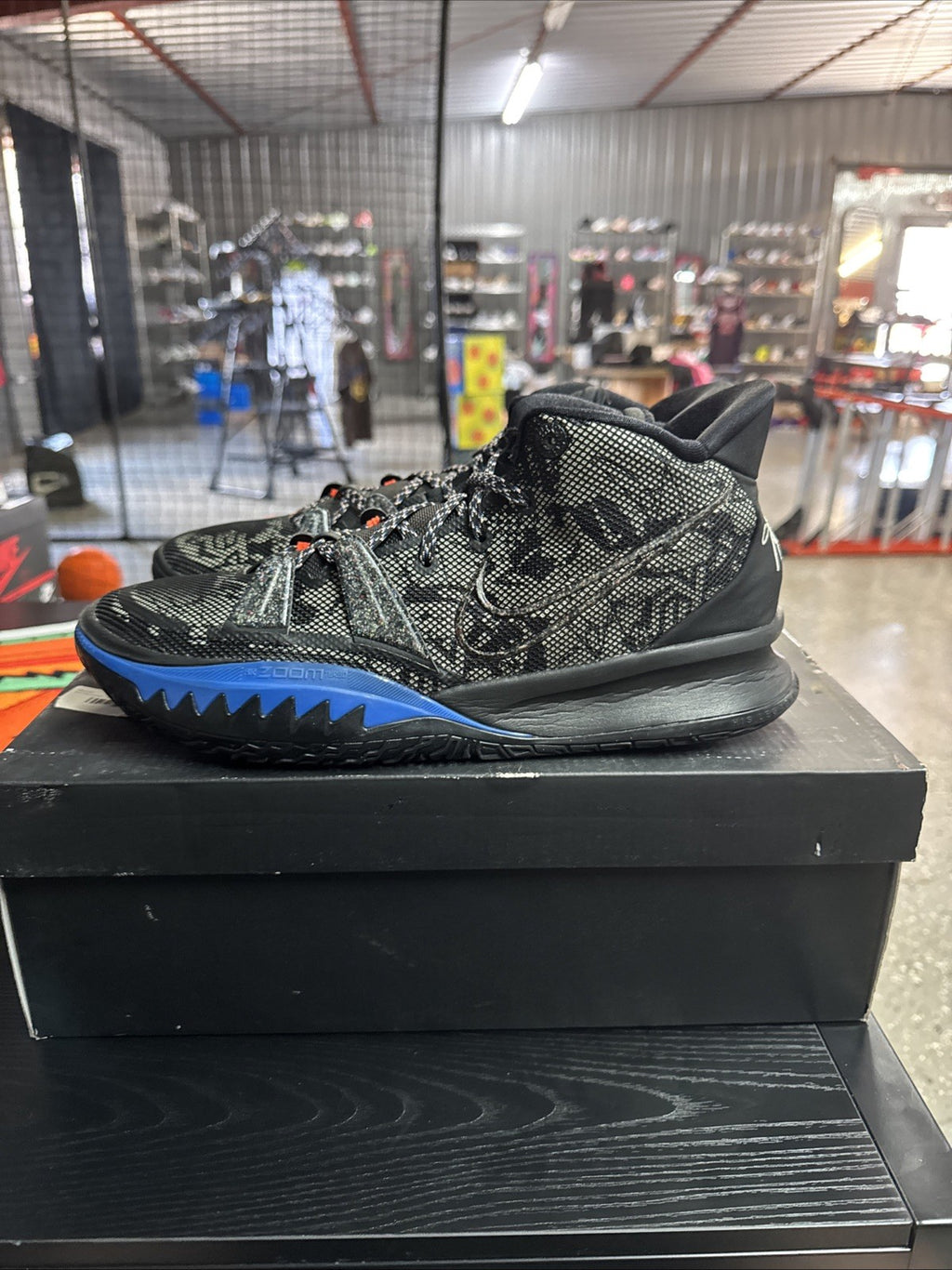 Size 12 - Nike Kyrie 7 Black Blue