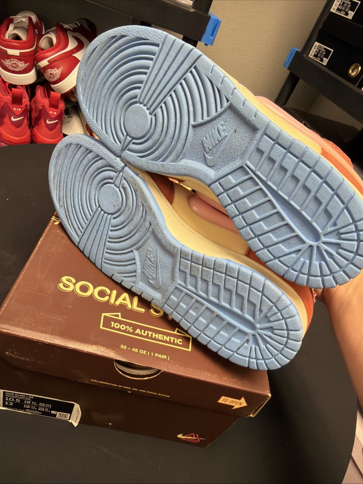Size 10.5 - Nike Social Status x Dunk Mid Chocolate Milk