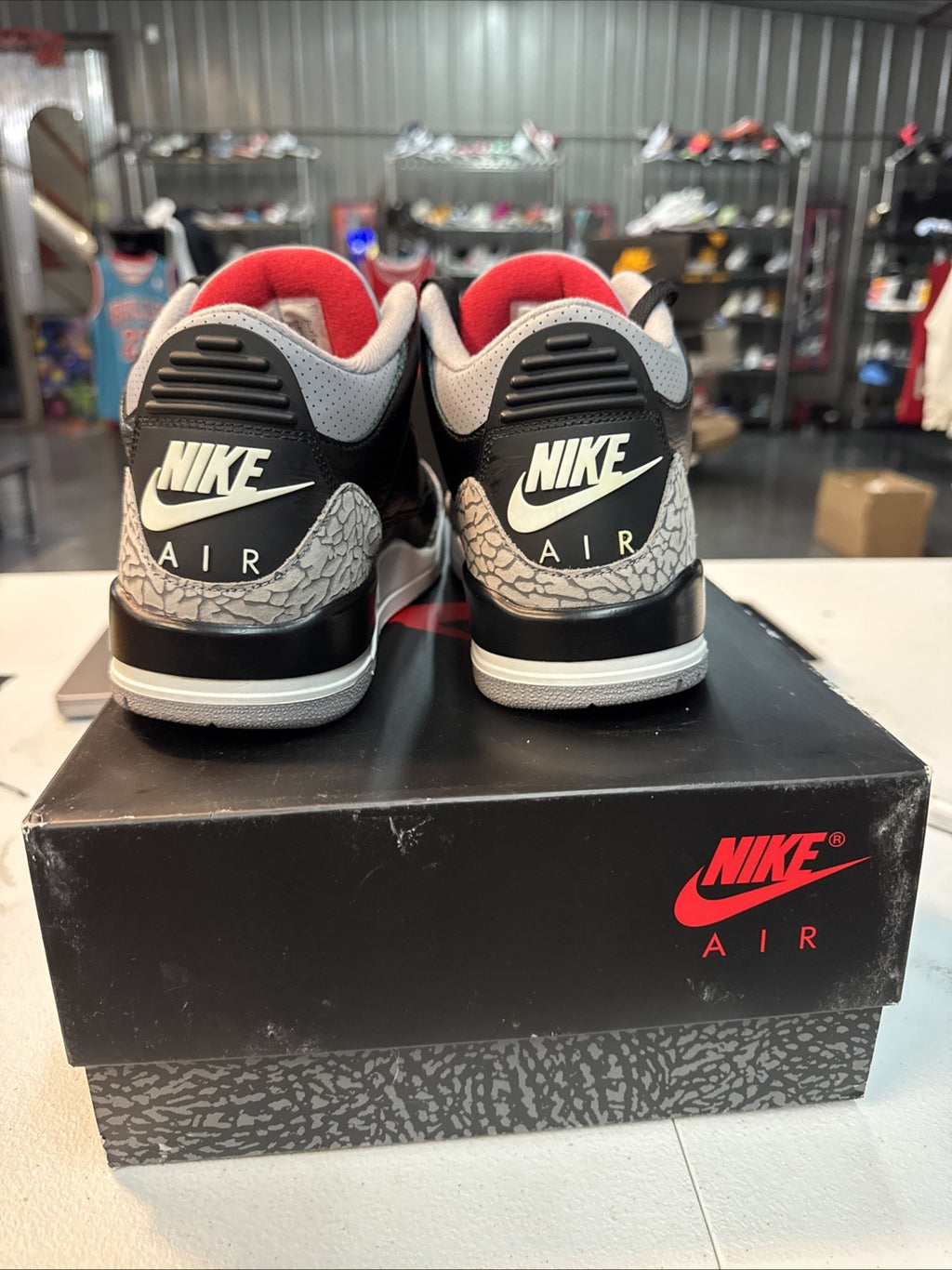 Size 8 - Air Jordan 3 Retro OG 2024 Black Cement