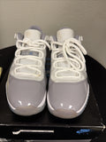M025) Nike Air Jordan 11 XI Retro Low Men’s Size 9.5 Cement Grey AV2187-140