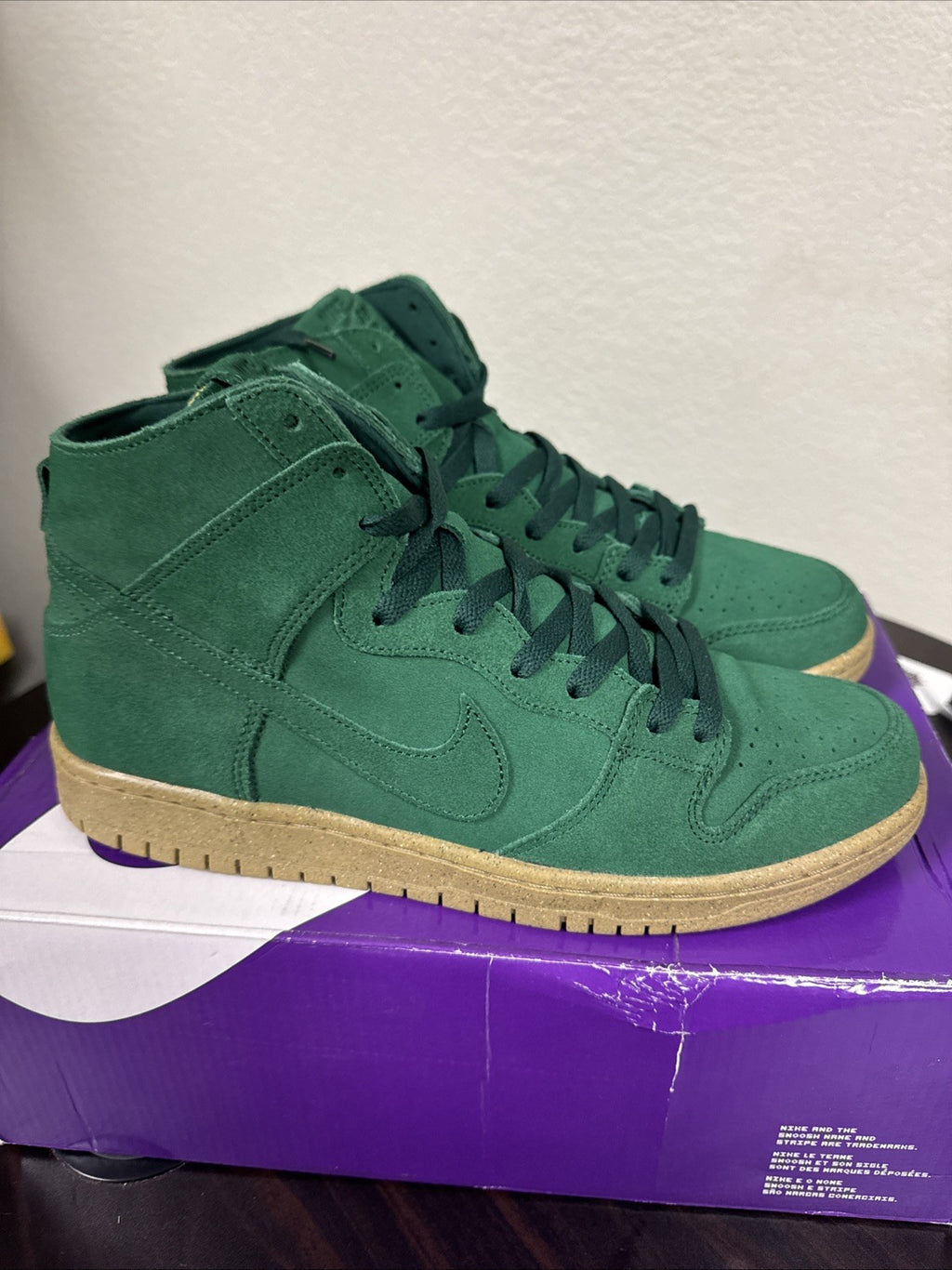 Size 10.5 - Nike Dunk Pro Decon SB High Gorge Green *Brand New*