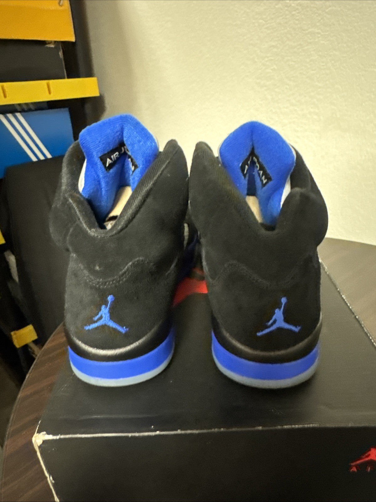 Size 12 M - Air Jordan 5 Retro “Racer Blue” Black/Blue  |   WORN ONCE