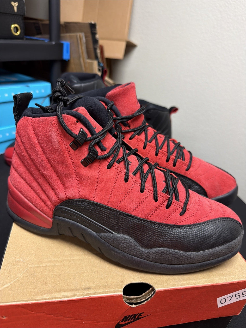Size 9 - Jordan 12 Retro Reverse Flu Game 2020