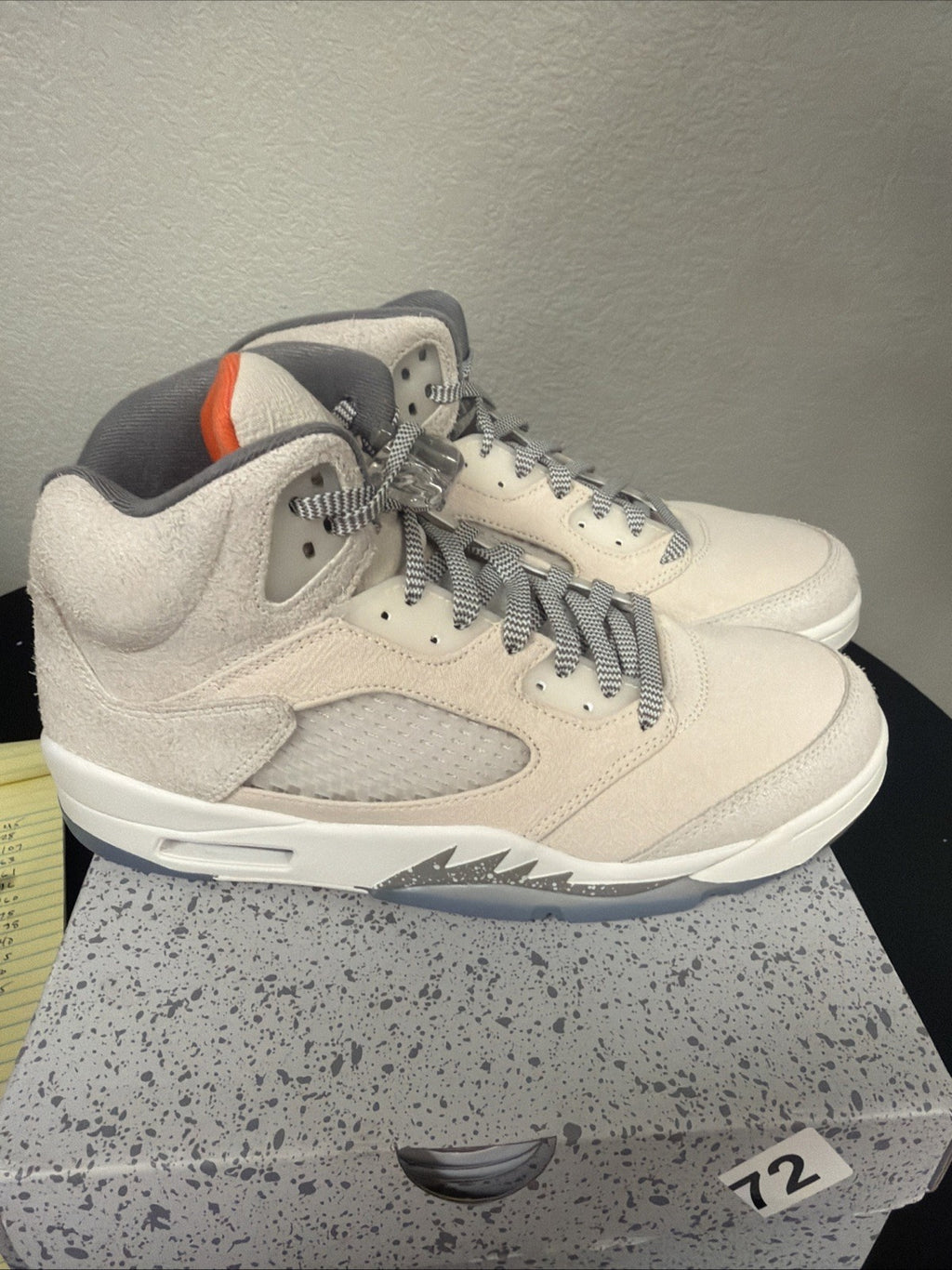 Air Jordan 5 Retro SE Craft FD9222-180 Mens 10 Basketball Shoes Cream Sneakers
