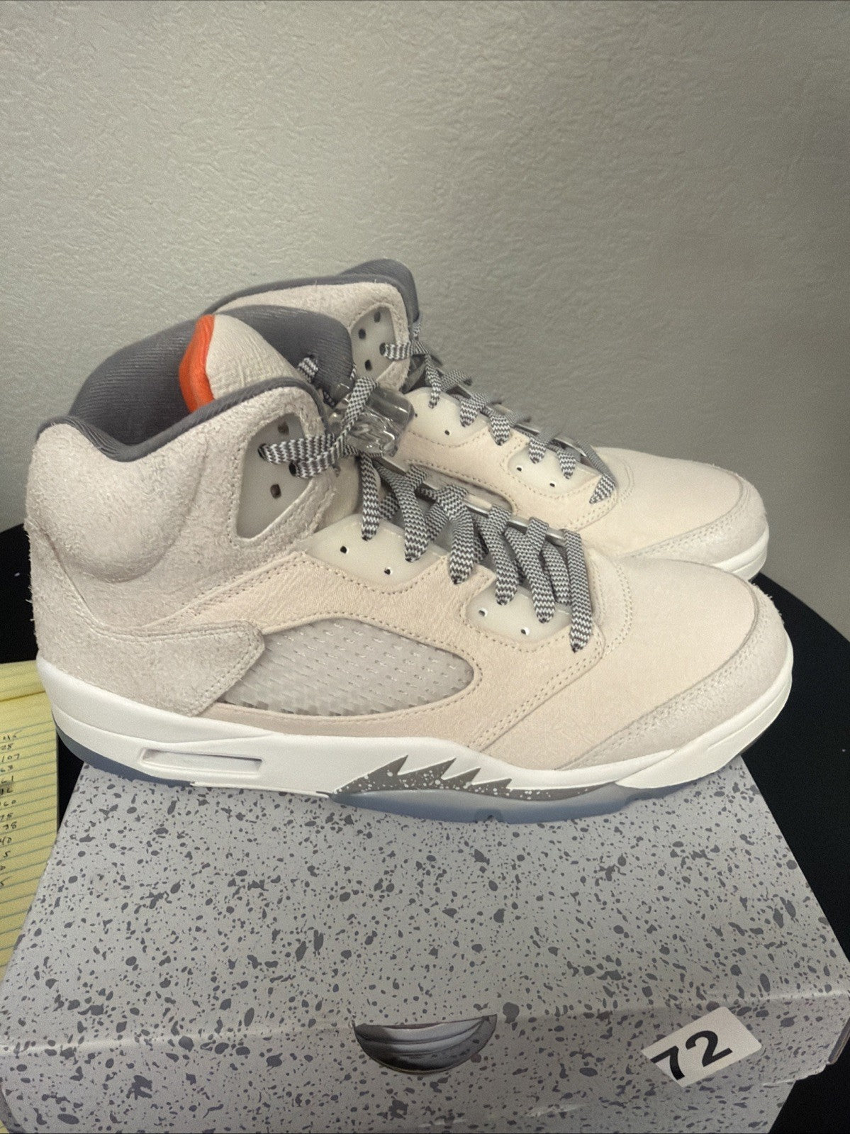 Air Jordan 5 Retro SE Craft FD9222-180 Mens 10 Basketball Shoes Cream Sneakers