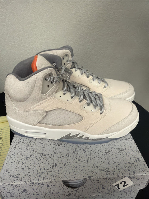 Air Jordan 5 Retro SE Craft FD9222-180 Mens 10 Basketball Shoes Cream Sneakers