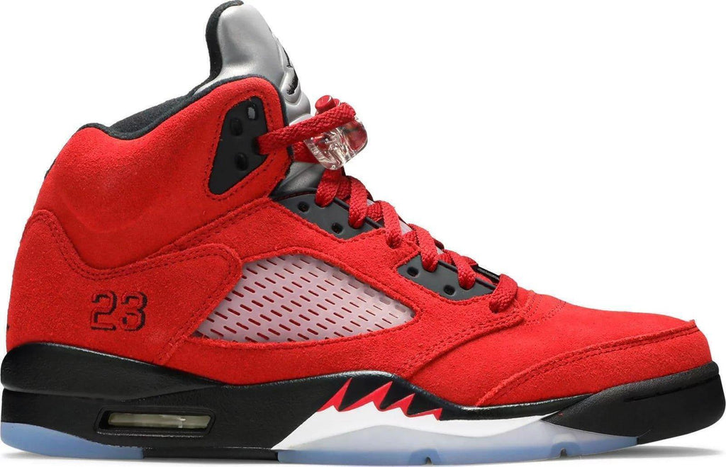 Air Jordan 5 Retro Red Suede Sneakers Size 8.5 DD0587-600