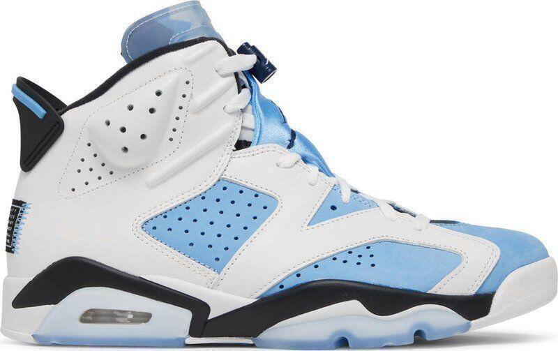 Nike Air Jordan 6 Retro University Blue White Black Men’s Size 9 CT8529 410