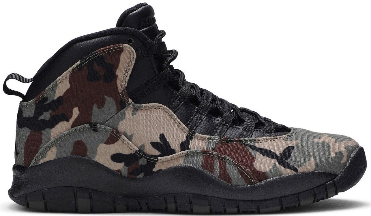 Size 10 - Air Jordan 10 Retro Woodland Camo