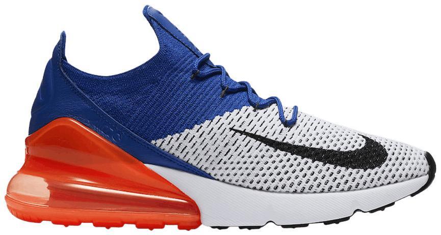 Nike Air Max 270 Flyknit “Racer Blue/Total Crimson Men Size 8