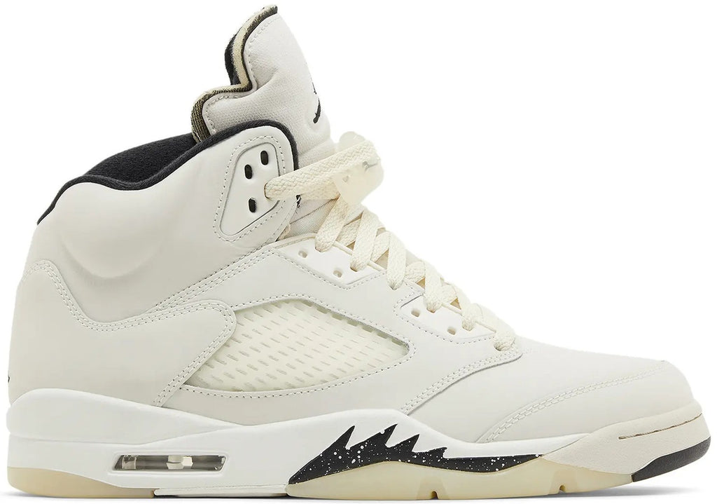 Jordan Air Jordan 5 Retro SE Sail Ivory Nubuck Men's High Top Sneaker FN7405-100