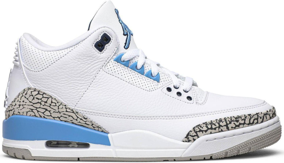 Nike Air Jordan 3 Retro UNC 2020 Sneakers Size10 CT8532-104