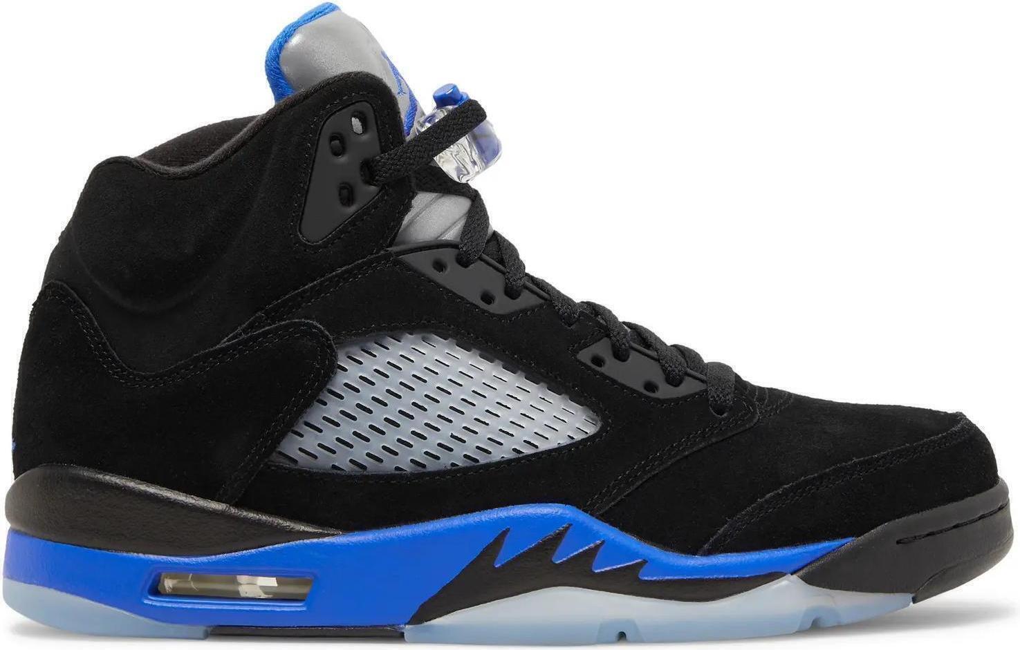Size 12 M - Air Jordan 5 Retro “Racer Blue” Black/Blue  |   WORN ONCE