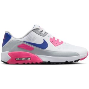 nike air max 90 g golf shoes hv9305 101 white concord laser pink hero